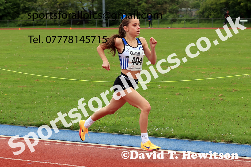 800 metres, 2026 North Eastern Track and Field Champs, Shildon, County Durham. Photo: David T. Hewitson/Sports for All Pics
